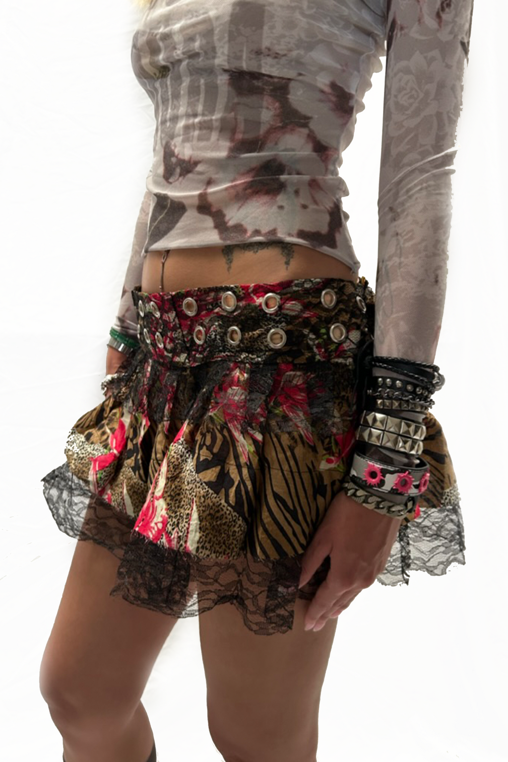 Double Eyelet Skirt